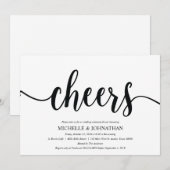 Rustic Kraft Wedding Repetitie Diner Uitnodigt Kaart (Voorkant / Achterkant)