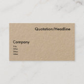 Rustic Kraft - Weegschaal sterrenbeeld Visitekaartje (Achterkant)