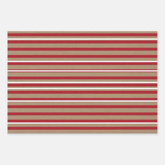 Rustic Kraft Winter Kerstboom en Snow Wrappi Inpakpapier Vel (Voorkant 2)