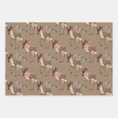 Rustic Kraft Woodland Baby Hare Deer Moose Animals Inpakpapier Vel (Voorkant 2)