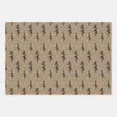 Rustic Kraft Woodland Forest 1 Inpakpapier Vel (Voorkant)