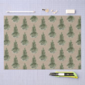 Rustic Kraft Woodland Forest Spruce Tissuepapier (Craft)