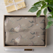 Rustic Kraft Woodland Stag Reindeer Tissuepapier (Geschenk)