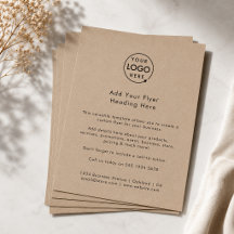 Rustic Kraft | Zakelijk Logo Moderne Reclame