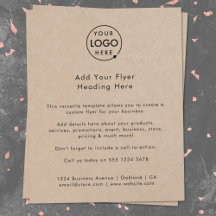 Rustic Kraft | Zakelijk logo moderne reclame