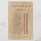 Rustic Kraft zei dat ze Vrijgezellenfeest spel zei (Voorkant)