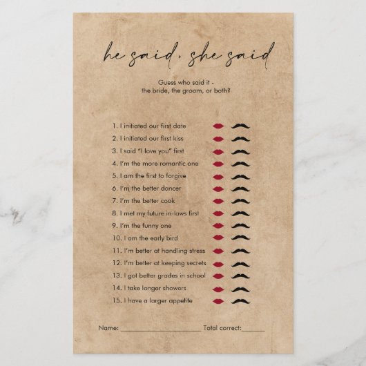 Rustic Kraft zei dat ze Vrijgezellenfeest spel zei (Voorkant)