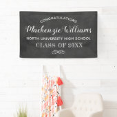 Rustic Krijtbord Felicitaties Geslaagd Spandoek (Insitu)