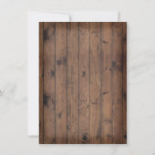 Rustic Laarzen en Brouwsels Cowboy Westers Kaart (Achterkant)