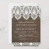 Rustic Lace Industrial Brick Urban Warehouse Kaart (Voorkant)