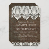 Rustic Lace Industrial Brick Urban Warehouse Kaart (Voorkant / Achterkant)