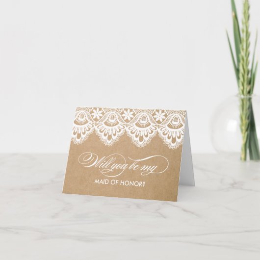 RUSTIC LACE | JUFFROUW VAN EER KAARTEN (Voorkant)
