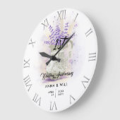 Rustic Lace Lavender Farmhouse Wedding Jubileum Grote Klok (Hoek)