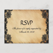 Rustic Lace Menu RSVP RL101 (Voorkant)