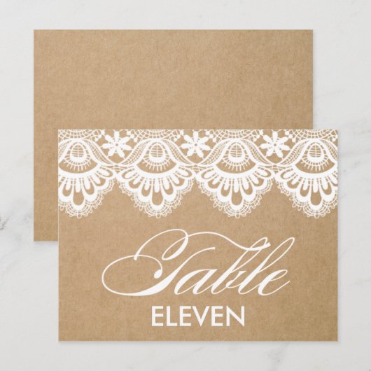RUSTIC LACE | TAFELNUMMERS (Voorkant / Achterkant)