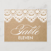 RUSTIC LACE | TAFELNUMMERS (Voorkant)