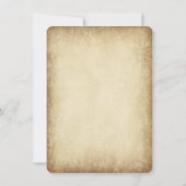  Rustic Lace Twine Wedding Invitations Kaart (Achterkant)