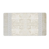 Rustic Lace w Aged  Linen country legance Etiket (Voorkant)