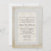 Rustic Lace w Aged Linen country legance Kaart (Voorkant)