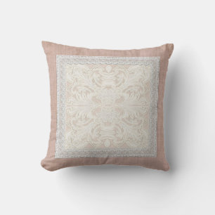 Rustic Lace w Aged Linen country legance Kussen