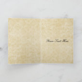 Rustic Lace Wrapped Mason Jar Wedding Bedankkaart (Binnen)