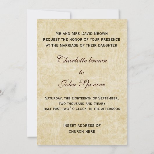 Rustic Lace Wrapped Mason Jar Wedding Kaart (Achterkant)