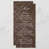 Rustic Lace Wrapped Mason Jar Wedding Programmakaart (Voorkant / Achterkant)