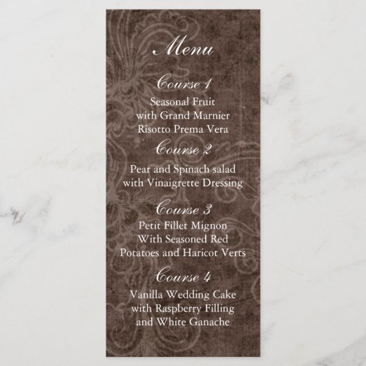 Rustic Lace Wrapped Mason Jar Wedding Programmakaart (Voorkant)