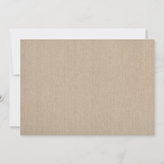 Rustic Lace... zal jij mijn Bridesmaid uitnodiging (Achterkant)