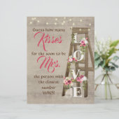 Rustic Ladder Guessing Game Party Decor (Staand voorkant)