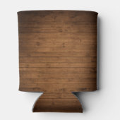 Rustic Lake House Boat Oars Trees Wood Print Blikjeskoeler (Achterkant)