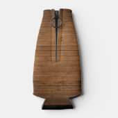 Rustic Lake House Boat Oars Trees Wood Print Flesjeskoeler (Achterkant)