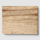 Rustic Lake House Custom Family Name Gastenboek (Achterkant)