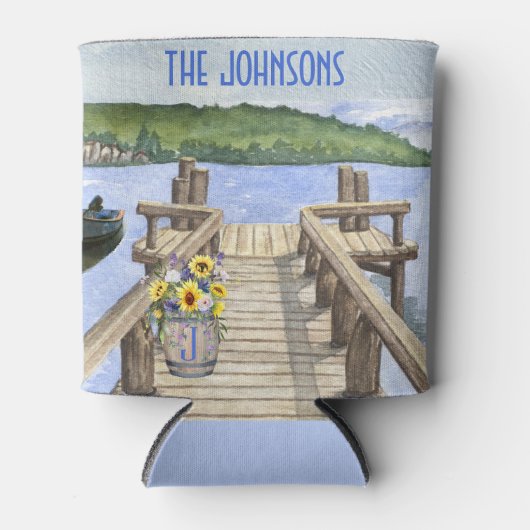 Rustic Lake House Gewaardeerde familie Blikjeskoeler (Voorkant)