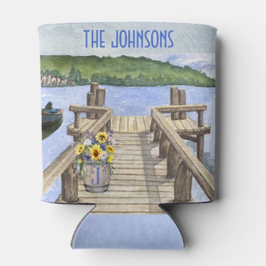 Rustic Lake House Gewaardeerde familie Blikjeskoeler (Achterkant)