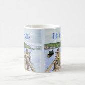 Rustic Lake House Gewaardeerde familie Koffiemok (Center)