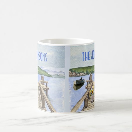 Rustic Lake House Gewaardeerde familie Koffiemok (Center)