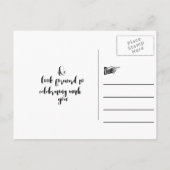 ©Rustic Lake Reflections Lakeside Save the Date Aankondigingskaart (Achterkant)