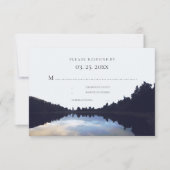 Rustic Lake Reflections Lakeside Wedding RSVP © (Voorkant)