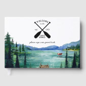 Rustic Lakeside | Lake House gastenboek (Voorkant)