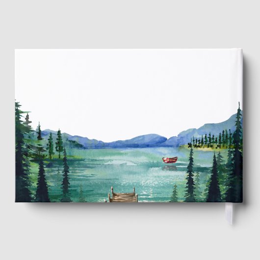 Rustic Lakeside | Lake House gastenboek (Achterkant)