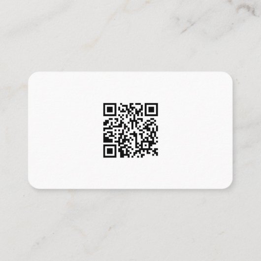 Rustic Lamb Sheep Farm LOGO QR Code Visitekaartje (Achterkant)