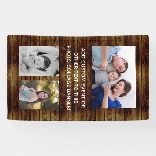  Rustic Land 3 Foto All-Occasion Spandoek (Horizontaal)