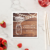Rustic Land baby's | Mason Jar Wedding Servet (Insitu)