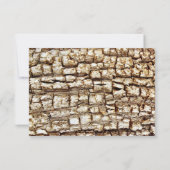 Rustic Land Camo Pink Bow Wedding RSVP (Achterkant)