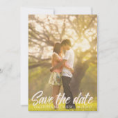 Rustic Land sparen de uitnodiging van de Datum  (Voorkant)