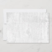 Rustic Lantern Baby's Breath Floral Vrijgezellenfe Kaart (Achterkant)