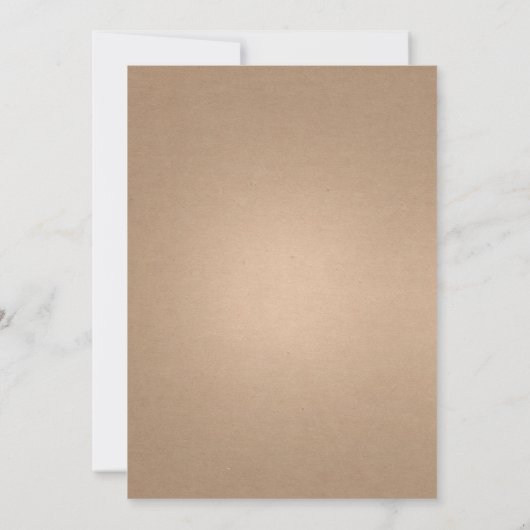  Rustic Lantern Cardstock Wedding Save The Date (Achterkant)