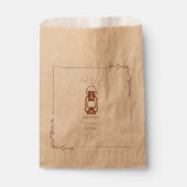  Rustic Lantern Terracotta Wedding Favor Ta Bedankzakje (Voorkant)