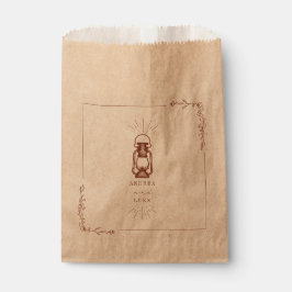 Rustic Lantern Terracotta Wedding Favor Ta Bedankzakje